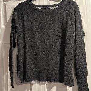 TAHARI “Baseball Jersey” Sweater, Merino Wool